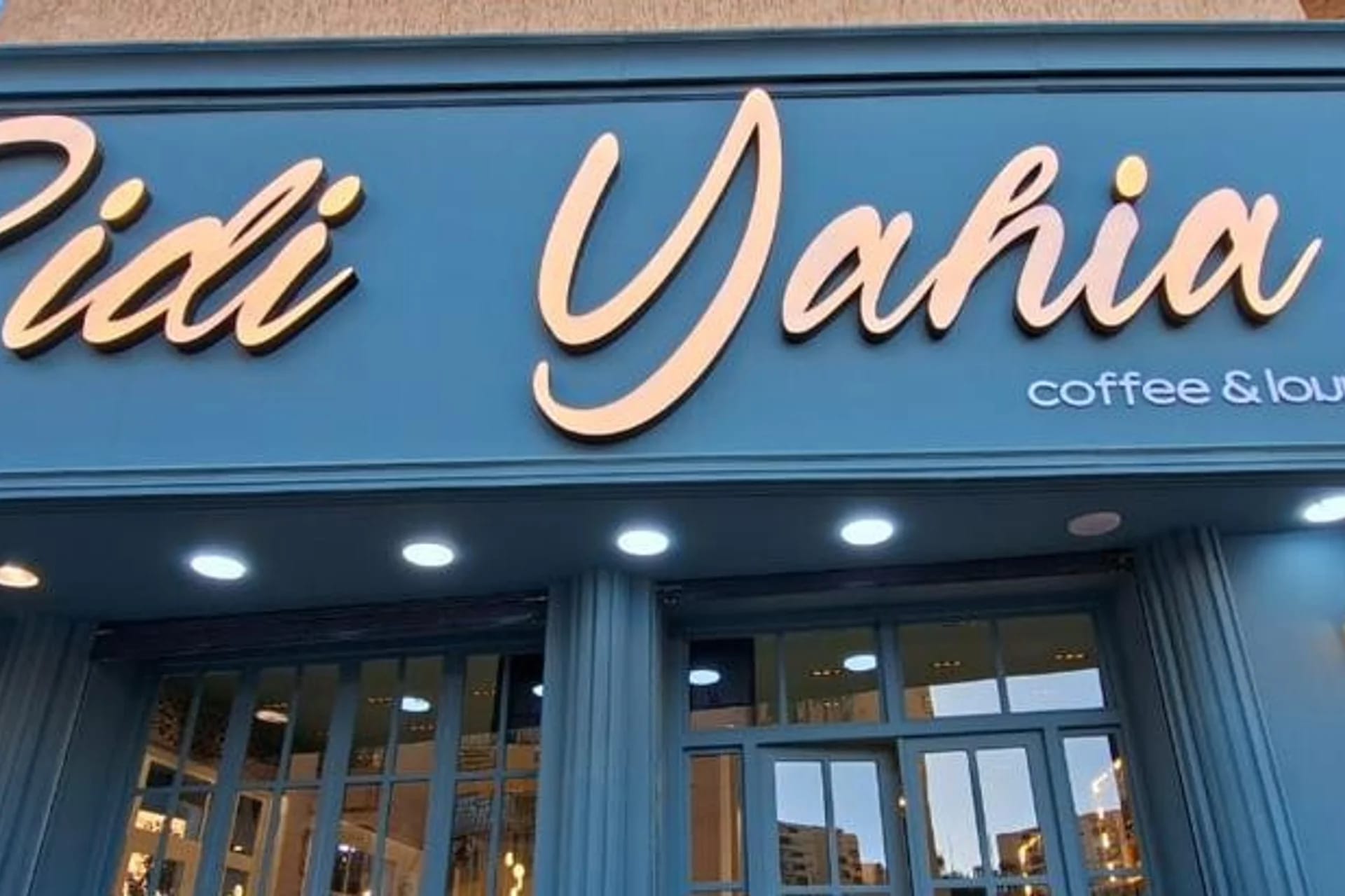 Sidi Yahia coffee bar.