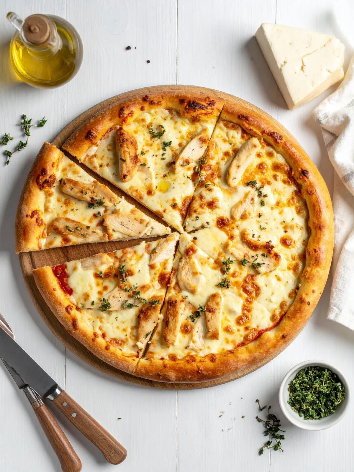 pizza poulet